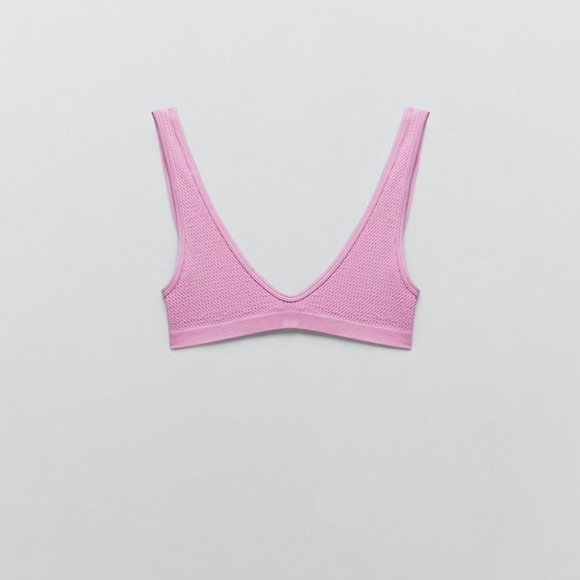 ZARA BNWT Seamless Top + Shorts 2pc Coord Set - Picture 15 of 16